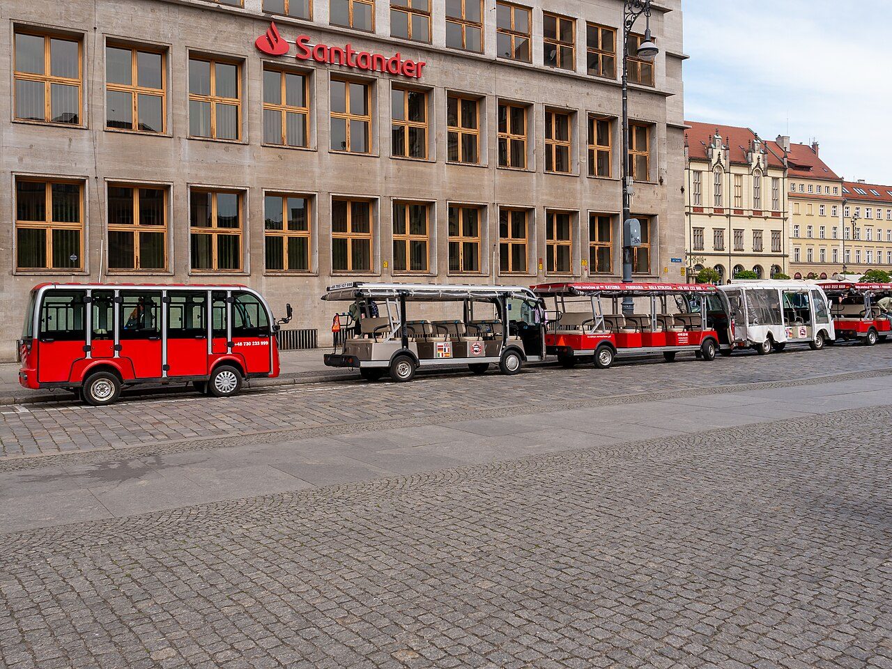 Ulica w centrum Wrocławia